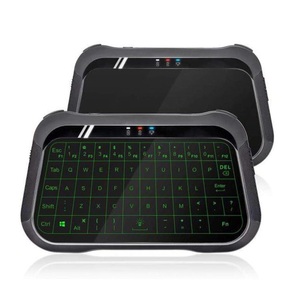 RKTech T18 Mini Backlight Keyboard Air Remote 2.4 GHz Wireless Mouse Handheld Touchpad Controller for TV Box Mini PC