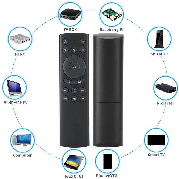 RKTech G20BTS Air Mouse Gyroscope Learning BT5.0 Backlit Smart Voice Wireless Remote Control for Android TV Box Smart Voice Remote Control - Image 5