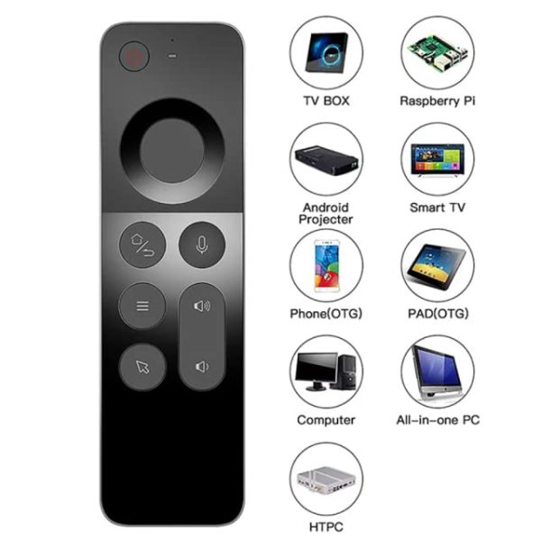 RKTech W3 IR Learning 2.4G Wireless Voice Air Mouse Remote Control for Smart TV, Android TV Box, Mini PC - Image 2