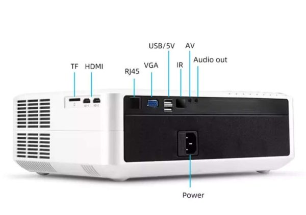 AUN AKEY6 Full HD Projector, 1920*1080P, Upgrade 6800 lumens, Multimedia System AC3, LED Projector for 4K 3D Home Cinema - Image 3