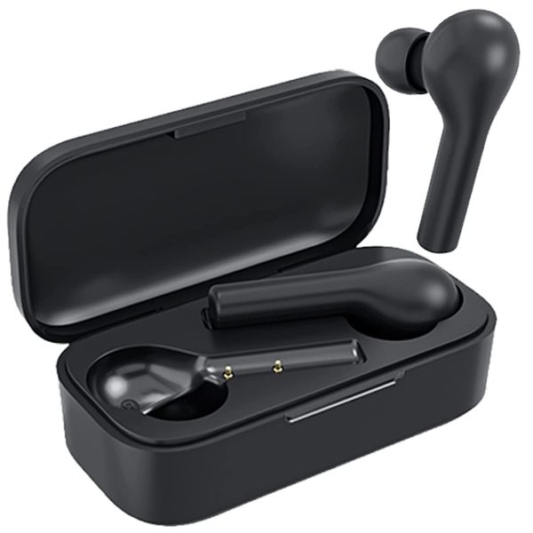 QCY T5 Truly Wireless Bluetooth In Ear Earbuds with Mic (Black)