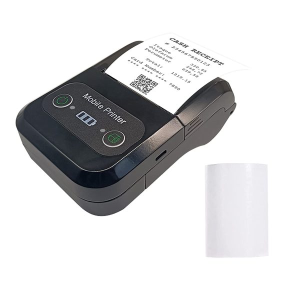 Milestone MPT II 58mm Thermal Bluetooth Printer Android POS 2 Inch Receipt Bill Printer for Small Business, Restaurant Swiggy, Zomato KOT, Shopping Mall, Mini Market Latest Mobile Printer