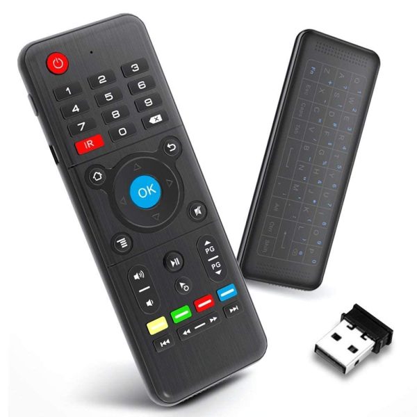 RKTech H1 2.4GHz 6-Axis Fly Air Mouse Wireless Keyboard Full Touchpad Remote Control IR Learning for Smart TV Android TV Box Laptop PC