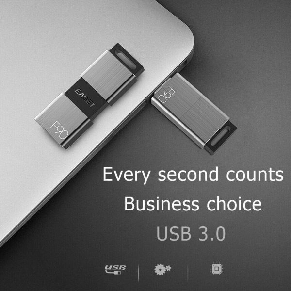 EAGET F90 128GB USB 3.0 High Speed Capless USB Flash Drive,Water Resistant Pen Drive,Shock Resistant Thumb Drive - Image 5