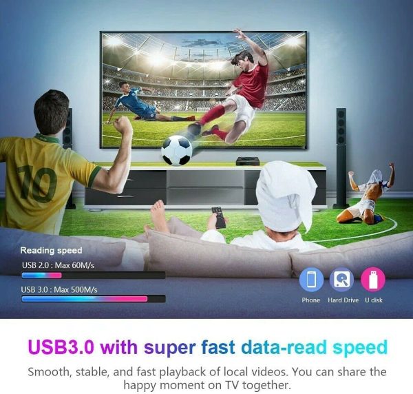 RKTech X96 X4 8K HD Mini Pc Box 4GB RAM 64GB ROM Amlogic S905X4 Android 11.0 Dual WiFi 2.5G + 5G 1000M Ethernet Bluetooth 4.1 2022 Latest 8K HD Mini PC Box - Image 6