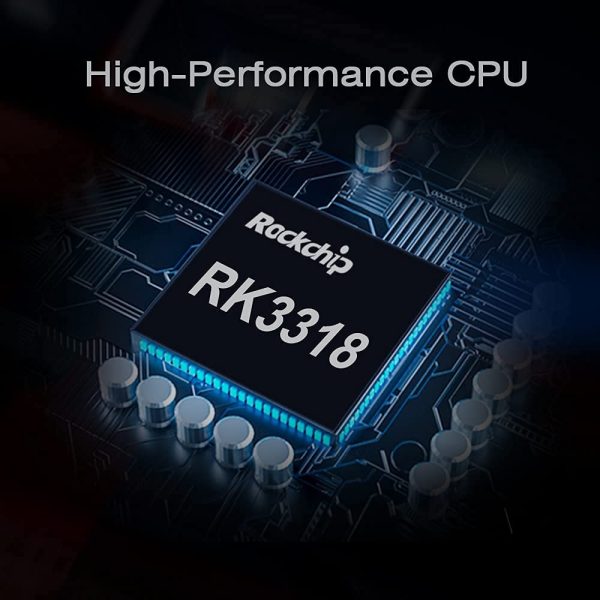 RKTech H96 Max V11 Mini PC Box with Android OS, Bluetooth, WiFi 2.4G + 5.0G Dual WiFi, RK3318 Quad Core Processor, (4GB RAM 64 GB ROM) - Image 5