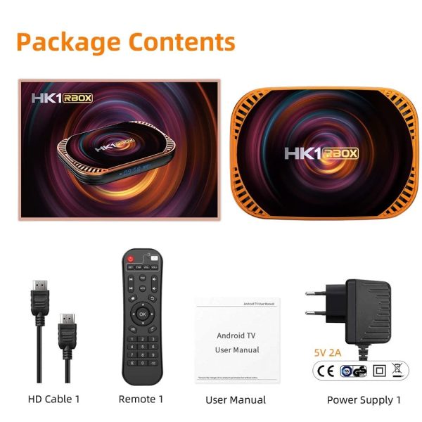 RKTech HK1 RBOX X4 8K 4GB RAM 64GB ROM Amlogic S905X4 Android 11.0 8K Mini PC Box Smart Box 2.5G + 5G Dual WiFi Bluetooth 4.1 1000M Ethernet 8K HD Support - Image 2