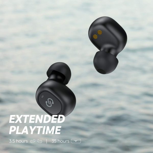 SoundPEATS TrueFree+ Truly Wireless Bluetooth in Ear Earbuds with Mic (Solid Black) - Image 7
