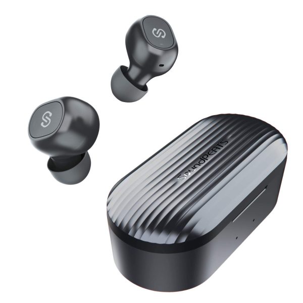 SoundPEATS TrueFree+ Truly Wireless Bluetooth in Ear Earbuds with Mic (Solid Black)