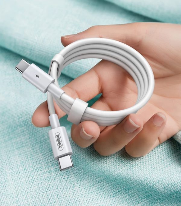 REMAX RC 175C 3.0 Series PD 65W Type C to C Fast Charging Data Cable (1 Miter)