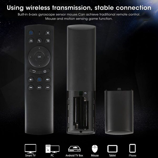 RKTech G20BTS Air Mouse Gyroscope Learning BT5.0 Smart Wireless Remote Control for Android TV Box, Smart TV - Image 7