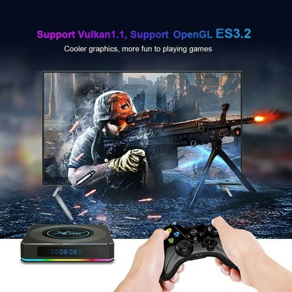 RKTech X96 X4 8K HD Mini Pc Box 4GB RAM 64GB ROM Amlogic S905X4 Android 11.0 Dual WiFi 2.5G + 5G 1000M Ethernet Bluetooth 4.1 2022 Latest 8K HD Mini PC Box - Image 3