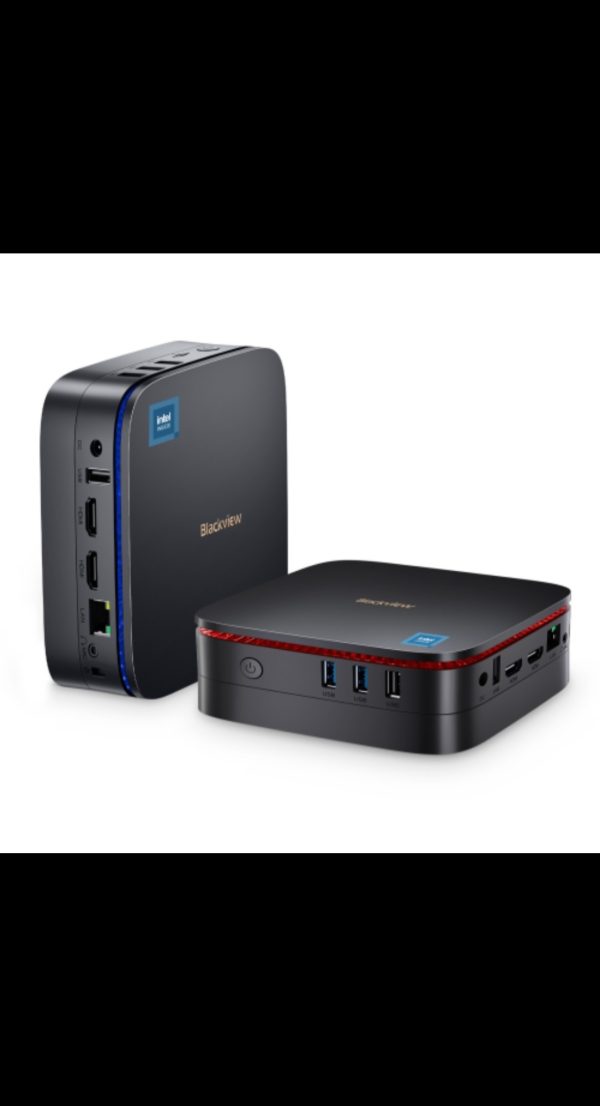 Blackview MP60 Mini PC, 16GB+512GB, Windows 11 Pro Intel Jasper Lake N5095 up to 2.9GHz Micro PC Support 2TB Expansion, Dual 4K HDMI Display, Dual WiFi, BT4.2, Compact and Efficient Micro Desktop Computer - Image 2